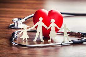 Family heart check-up with cardiologist to prevent inherited heart disease and promote healthy lifestyle.