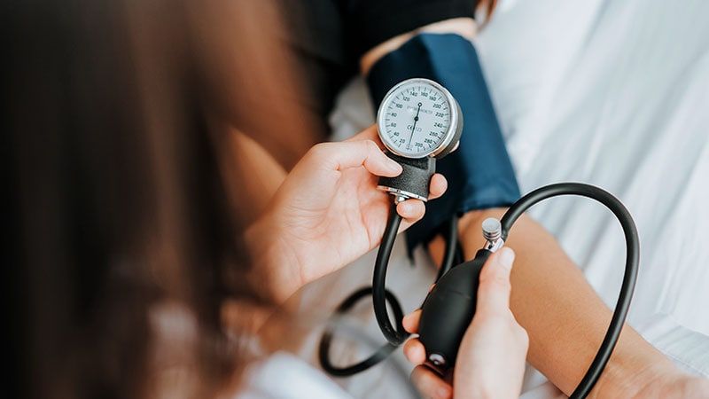 High blood pressure increasing risk of heart disease and heart attack