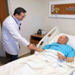 Cardiologist reviewing TMT stress test results with a middle-aged patient after a treadmill heart assessment in Navi Mumbai